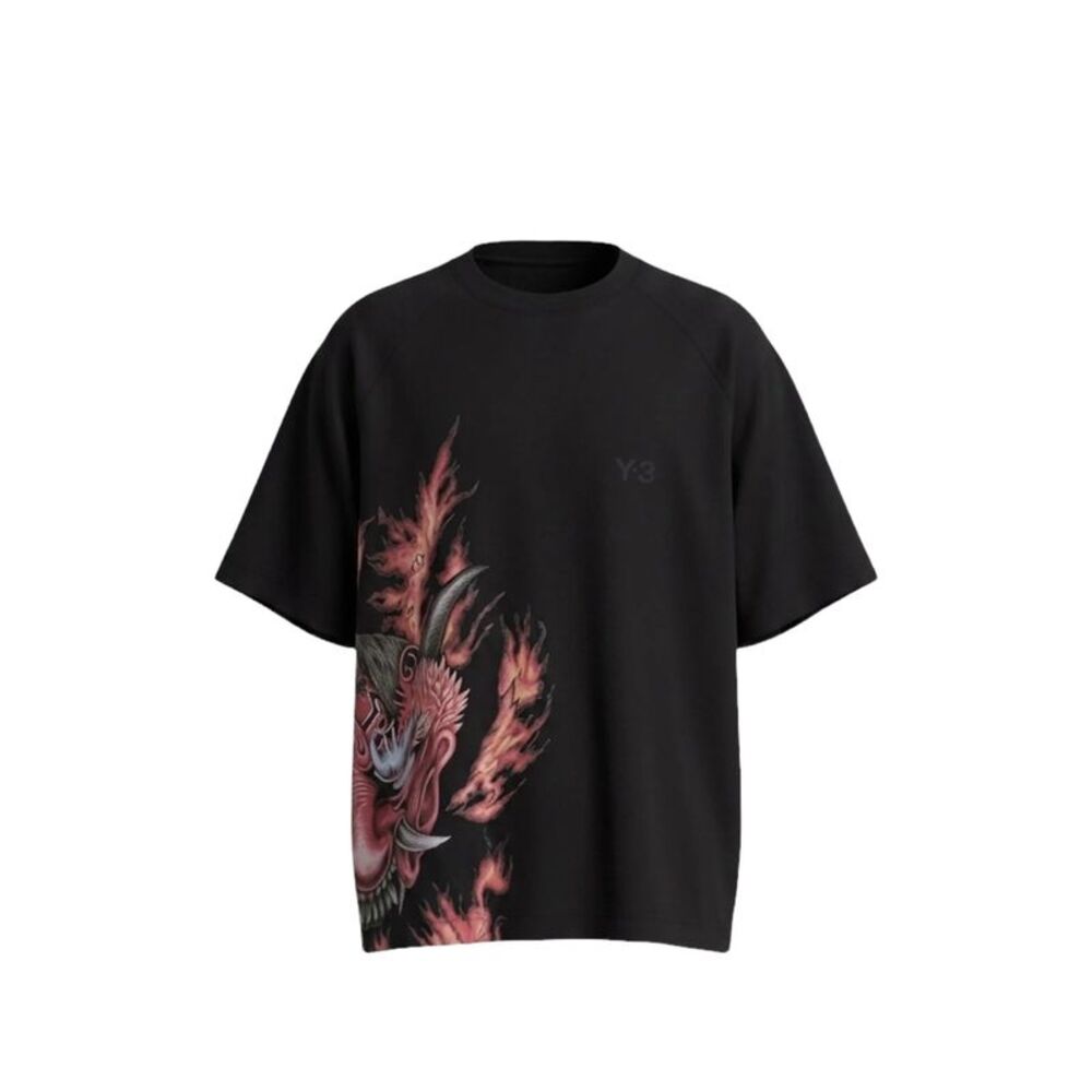 Y-3 Black T-Shirts & Vests - T-Shirts Men
